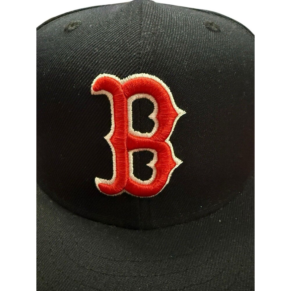 New Era Boston Red Sox 59FIFTY Authentic On-Field Fitted Hat Black 7 1/4 - Picture 3 of 10